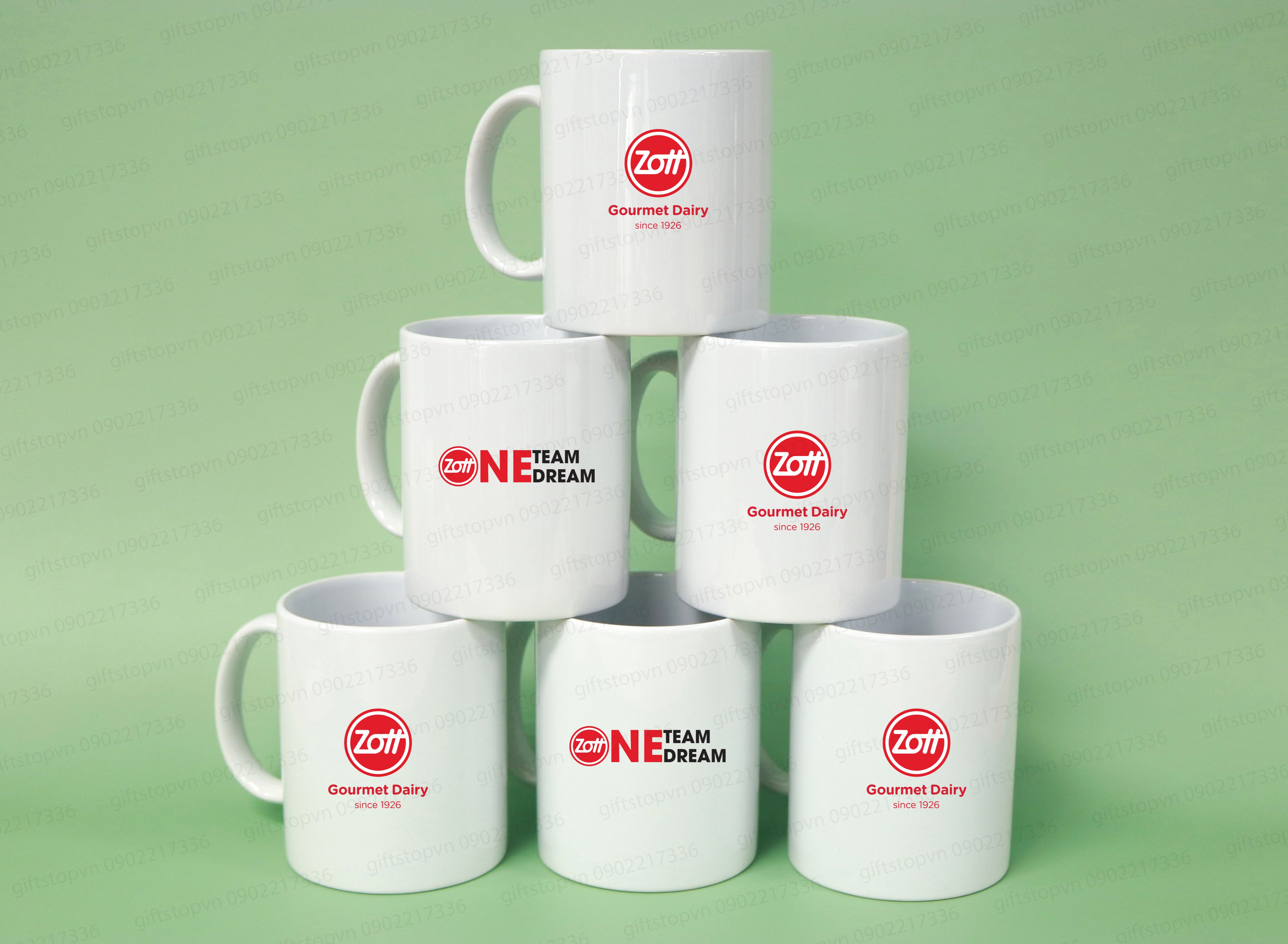 Cốc sứ in logo - Cốc sứ in ảnh