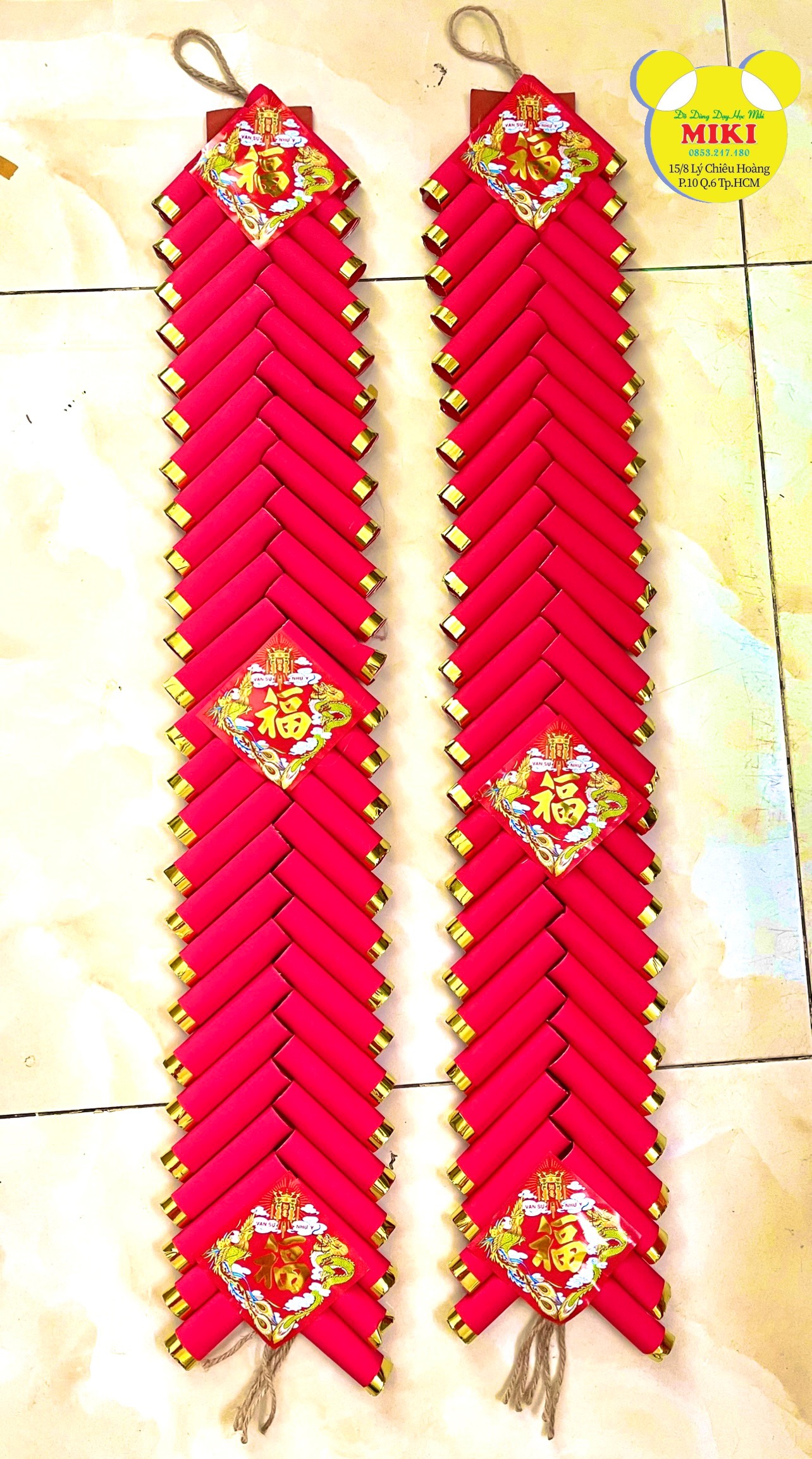 MÔ HÌNH DÂY PHAO TRANG TRÍ TẾT