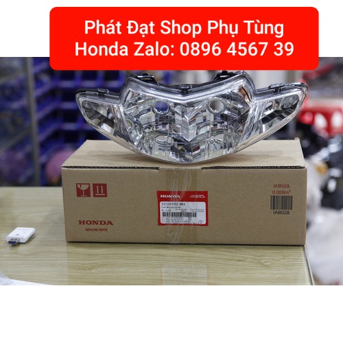 [HCM]Pha Đèn Cho Xe Wave Alpha ZIN Hãng 2 bóng -Honda