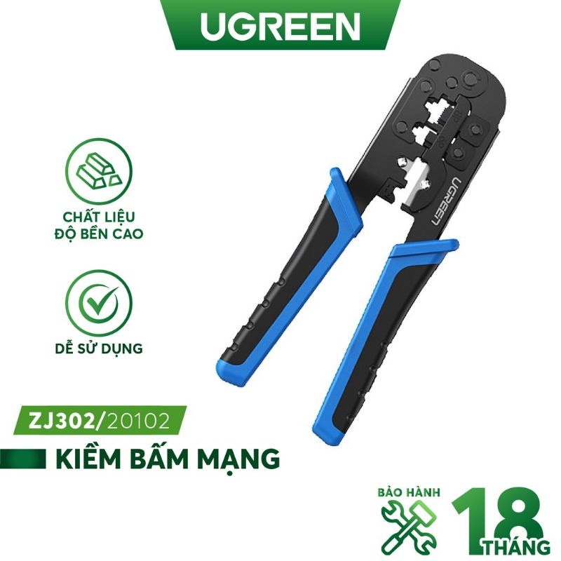 Kìm bấm mạng đa năng rj45/rj11 ugreen 20102 cao cấp - hàng