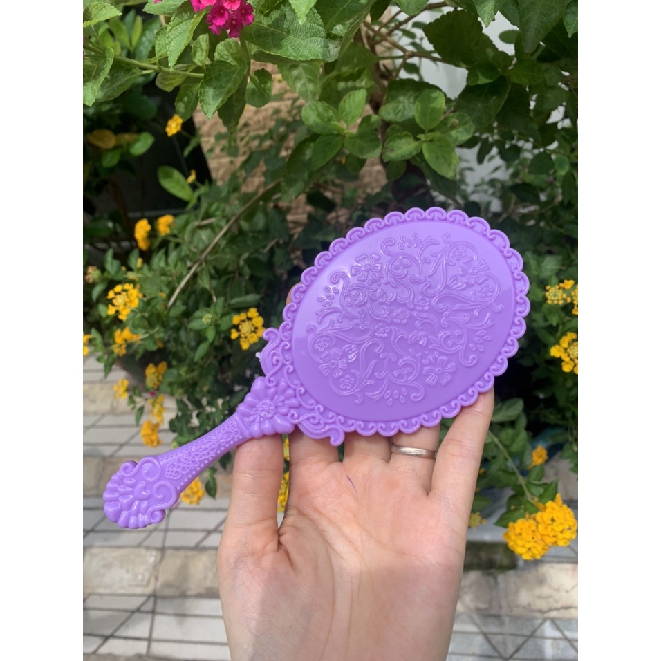 Gương hoàng cung ( MINI )  soi mi cầm tay(giao màu ngẫu nhiên)