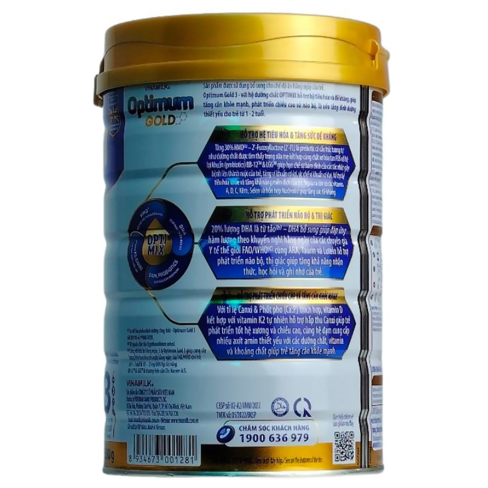 SỮA BỘT OPTIMUM GOLD OPTIMIX SỐ 3/4 850G