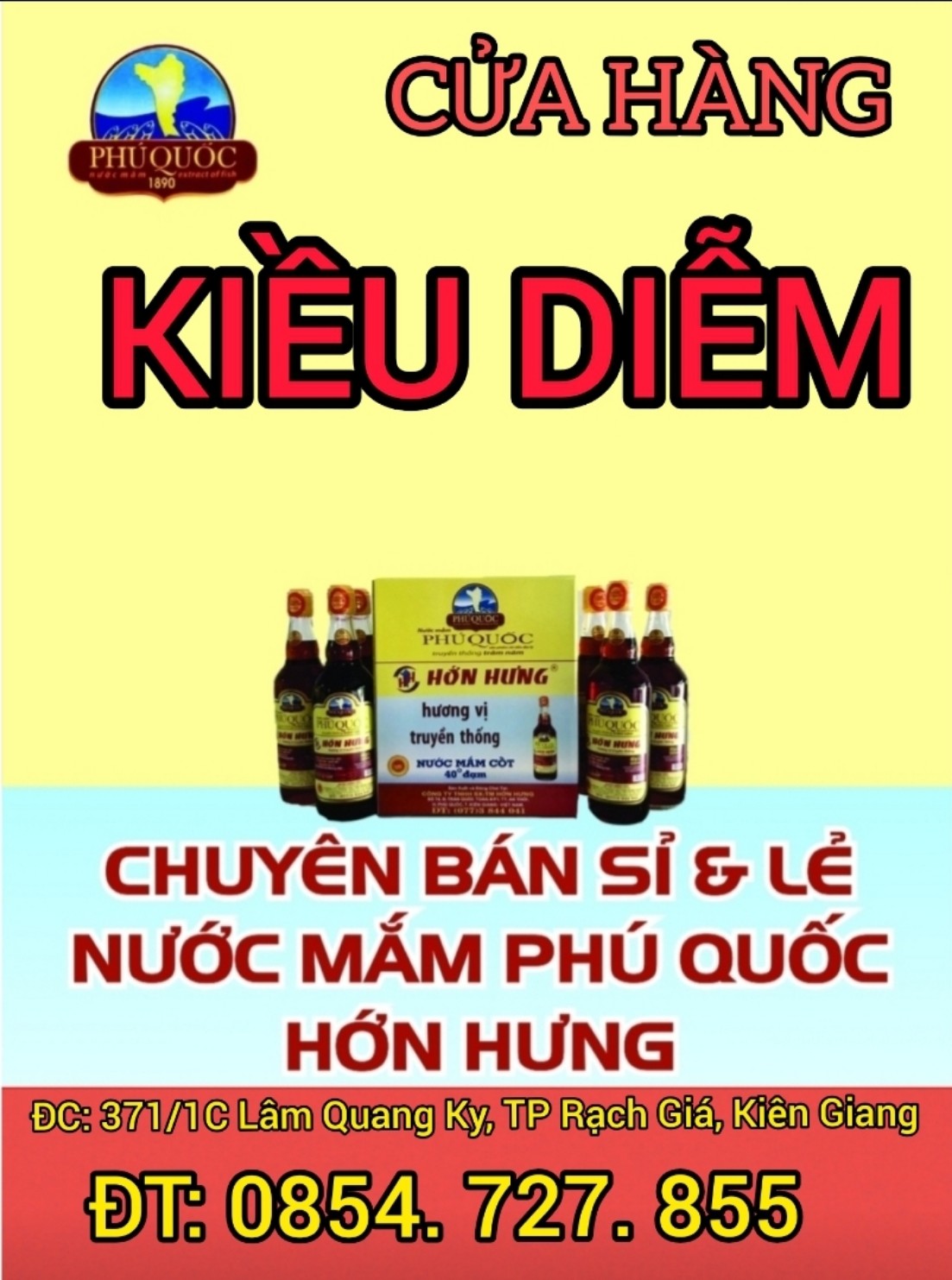 (loại đặt biệt rất ngon)(hộp 2 chai 700ml) nước mắm PHÚ QUỐC - hiệu Hớn Hưng (40 độ đạm)