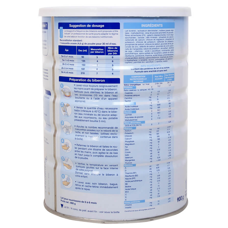 Sữa Physiolac số 1 900g date MỚI