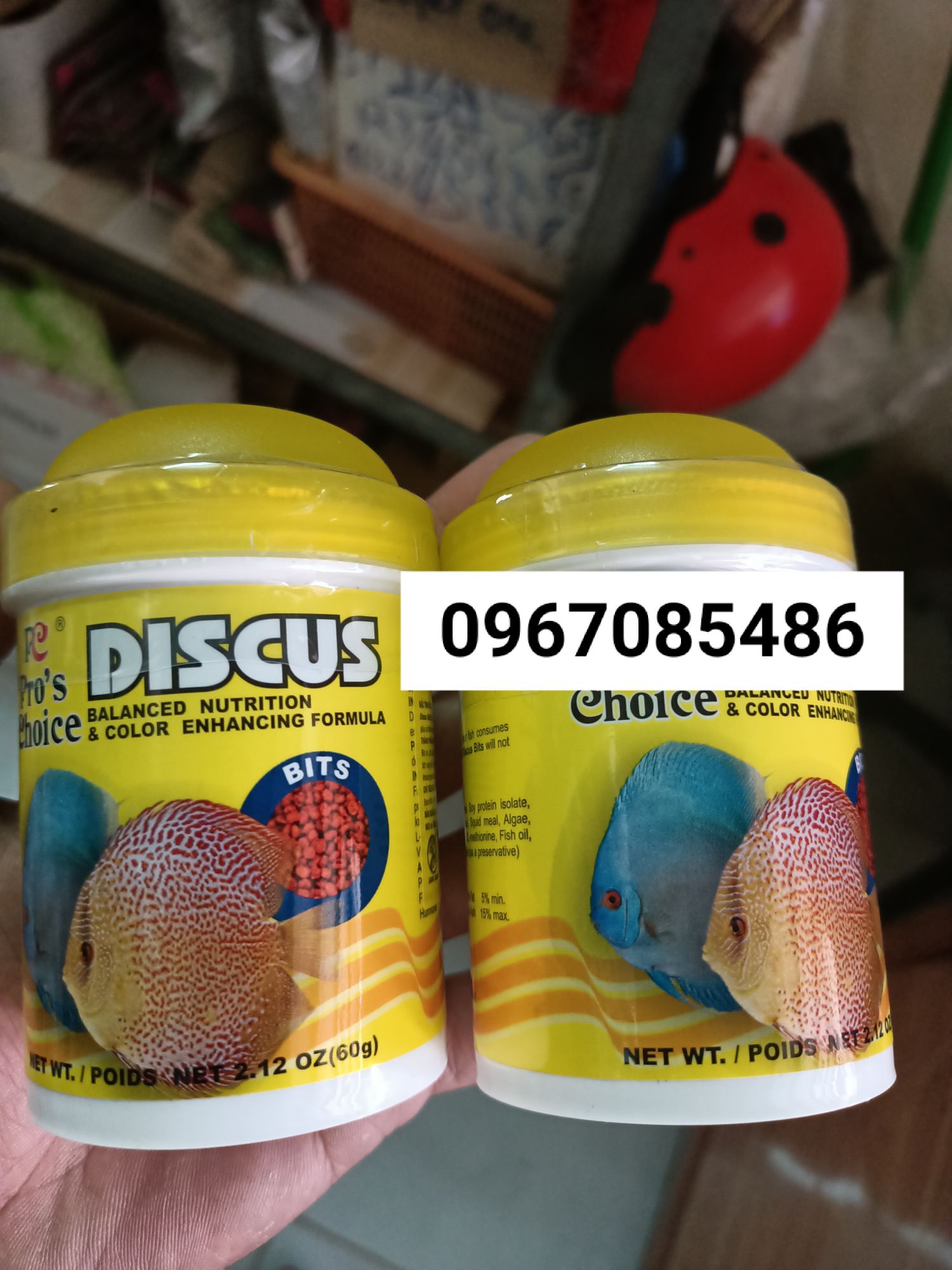 THỨC ĂN CHO CÁ DĨA , CÁM CÁ DĨA HỦ 60G