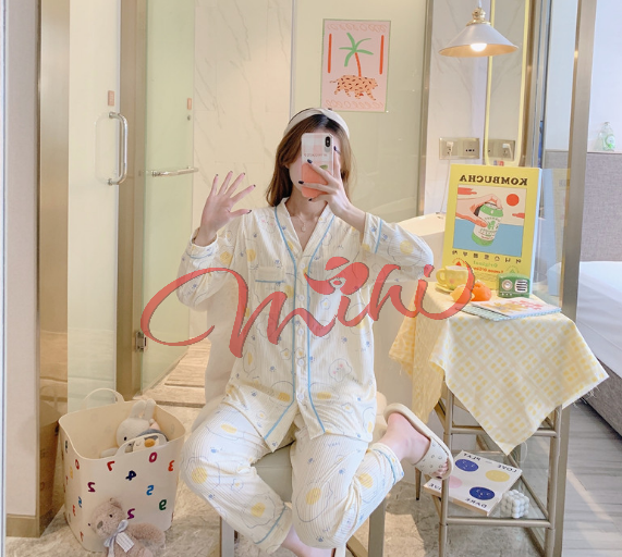 Bộ đồ bầu, sau sinh cho con bú PIJAMA CỔ TIM HÀNG MỚI 2023