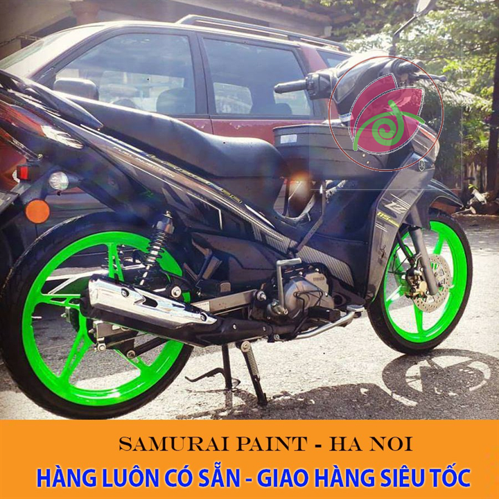 Chai sơn màu xanh phản quang 54 Samurai Paint
