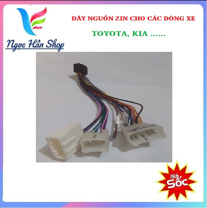 [Hỗ trợ lắp đặt Hà Nội] Dây nguồn zin theo xe, dây zin đấu sẵn không cần cắt nối, tự lắp đặt dễ dàng, TIỆN LỢI, GIÁ RẺ