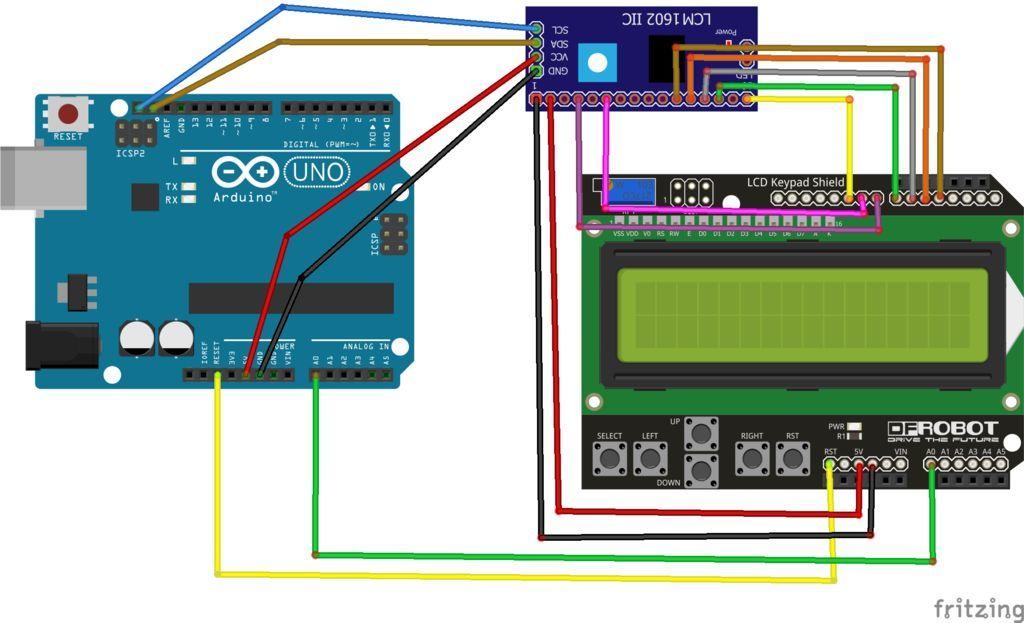Màn hình LCD keypad shield 1602