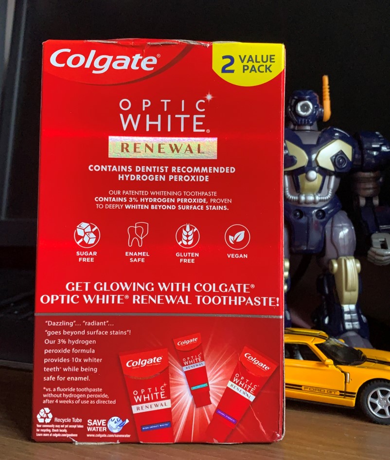 Kem đánh răng #Colgate Optic White Renewal của Mỹ