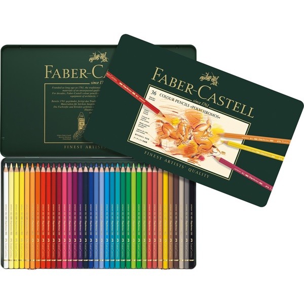 [HCM]Chì Màu PolyChromos Faber Castell 36 Màu