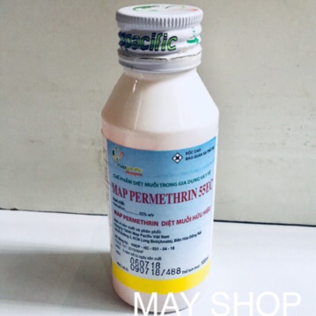Thuốc diệt muỗi Map Permethrin 50EC (chai 100ml)