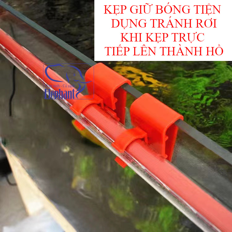 Kẹp đèn t5, t8, t10 cho hồ cá cảnh, cá rồng