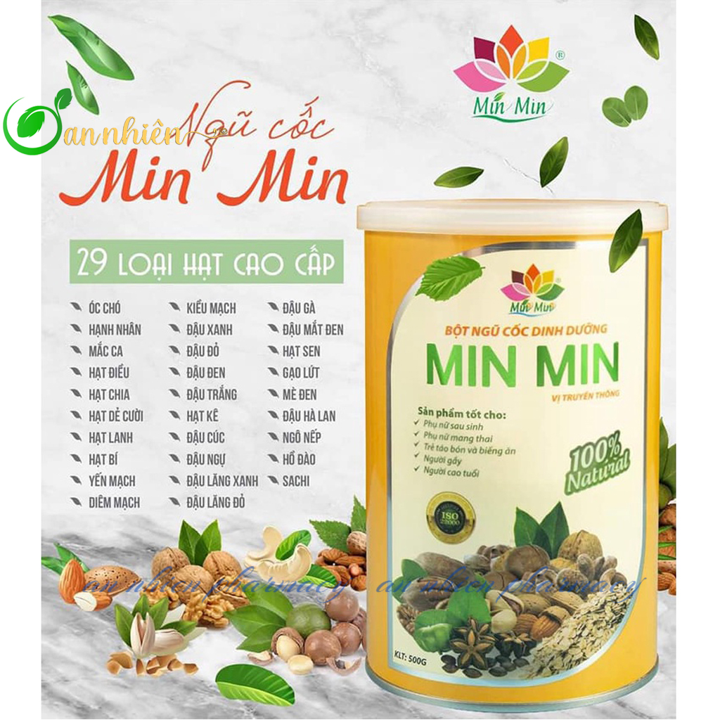 Ngũ cốc lợi sữa Min Min 500g