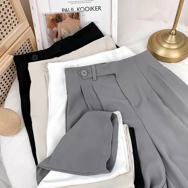 Baggy nữ cạp lệch 1 cúc