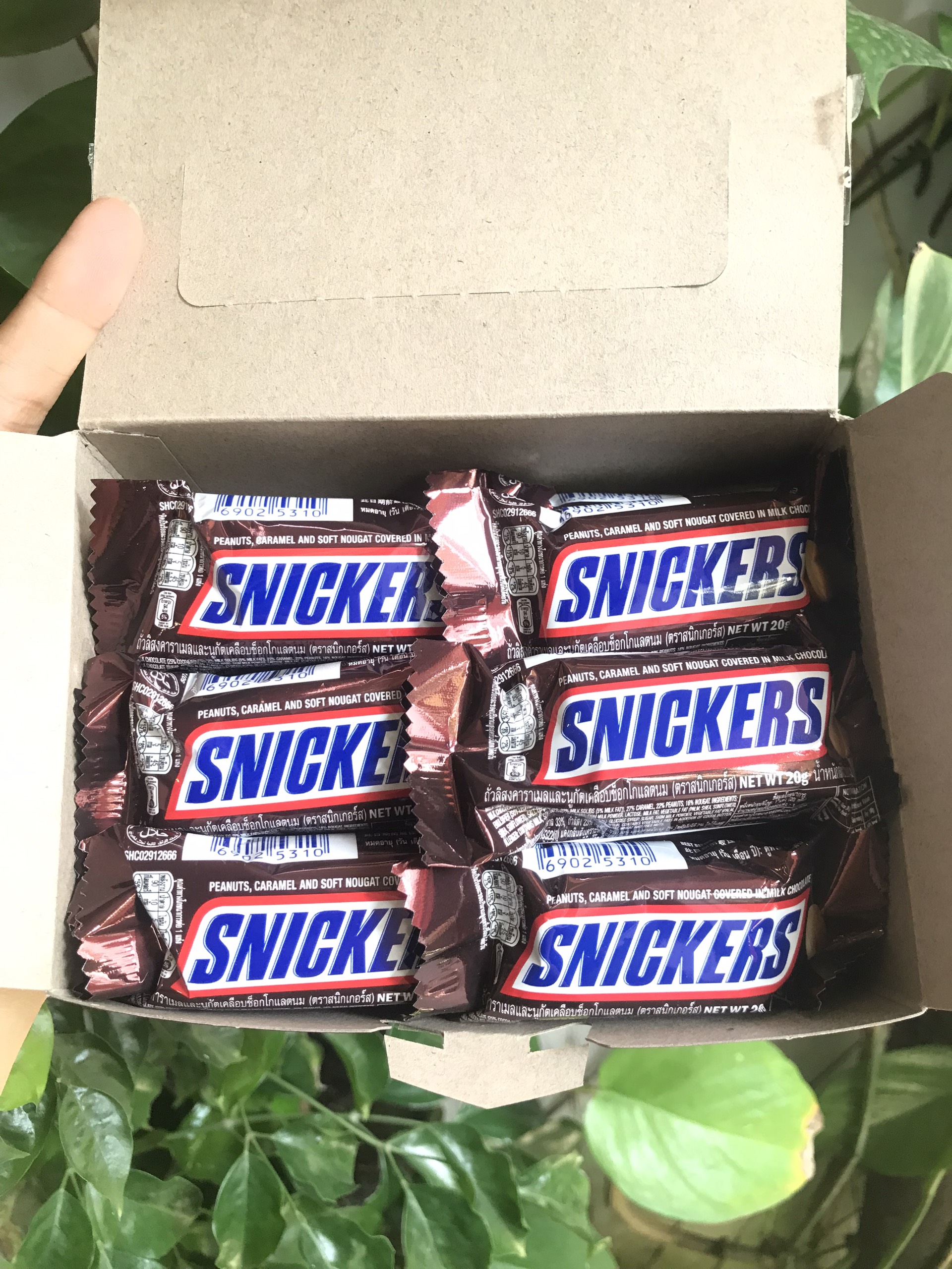 Kẹo Sôcôla Snickers Nhân Đậu Phộng Chocolate
