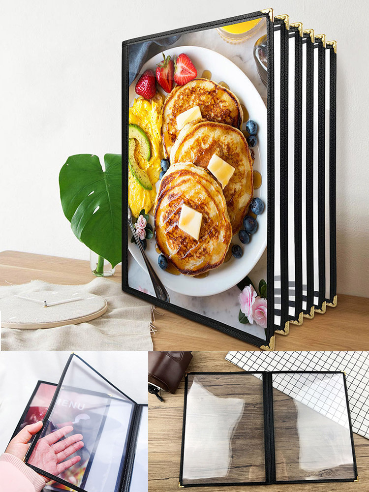 *Chất lượng rất tốt*Bìa menu trang 4/6/8 Kích thước A4 Đa dụng cụ