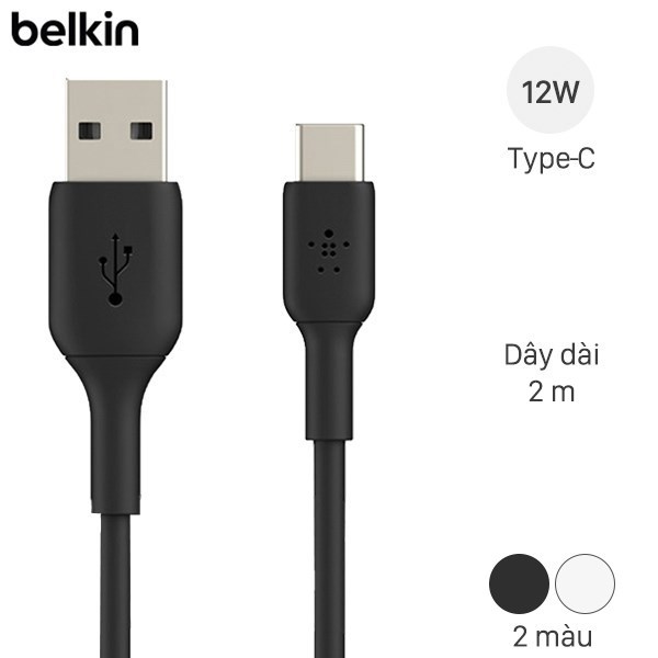 Cáp Type C 2m Belkin CAB001 ( Like New )