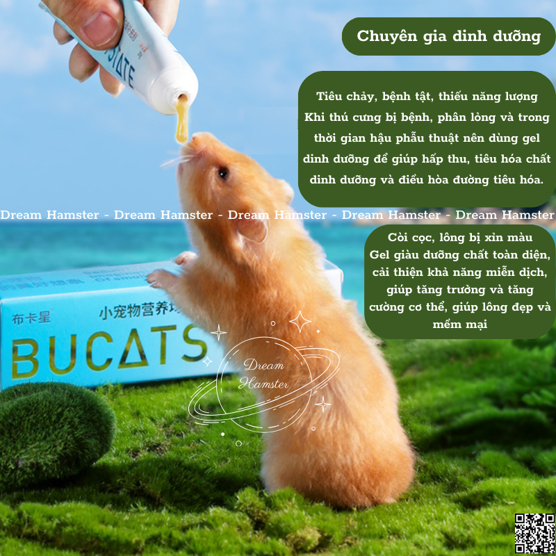 Gel dinh dưỡng Bucatstate cho Hamster, thỏ, bọ, nhím ...