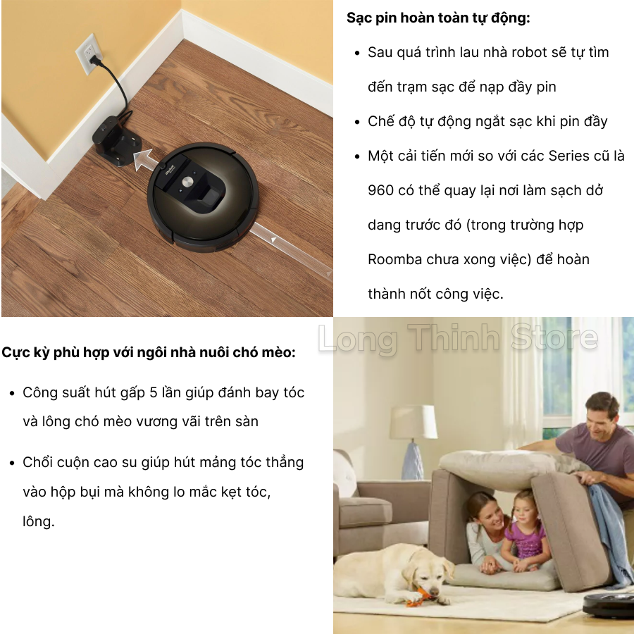 Original - Automatic robot vacuum cleaner iRobot Roomba 980