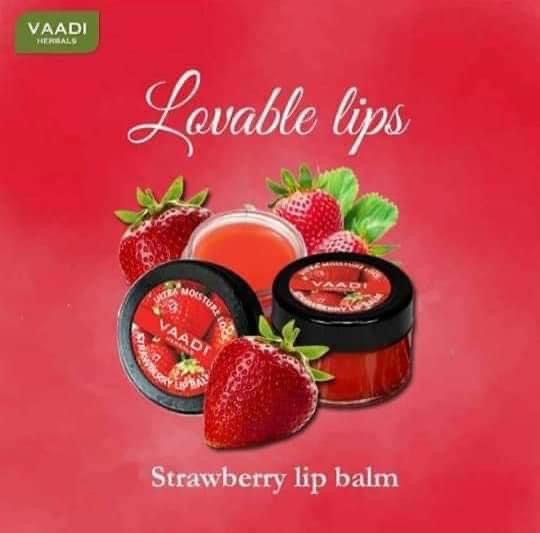 SON DƯỠNG MÔI VAADI HERBALS STRAWBERRY & HONEY
