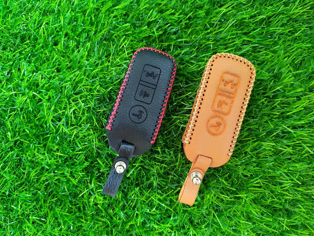 Bao da 3 nút chìa khóa smartkey xe máy Honda (SH - SH Mode - PCX)