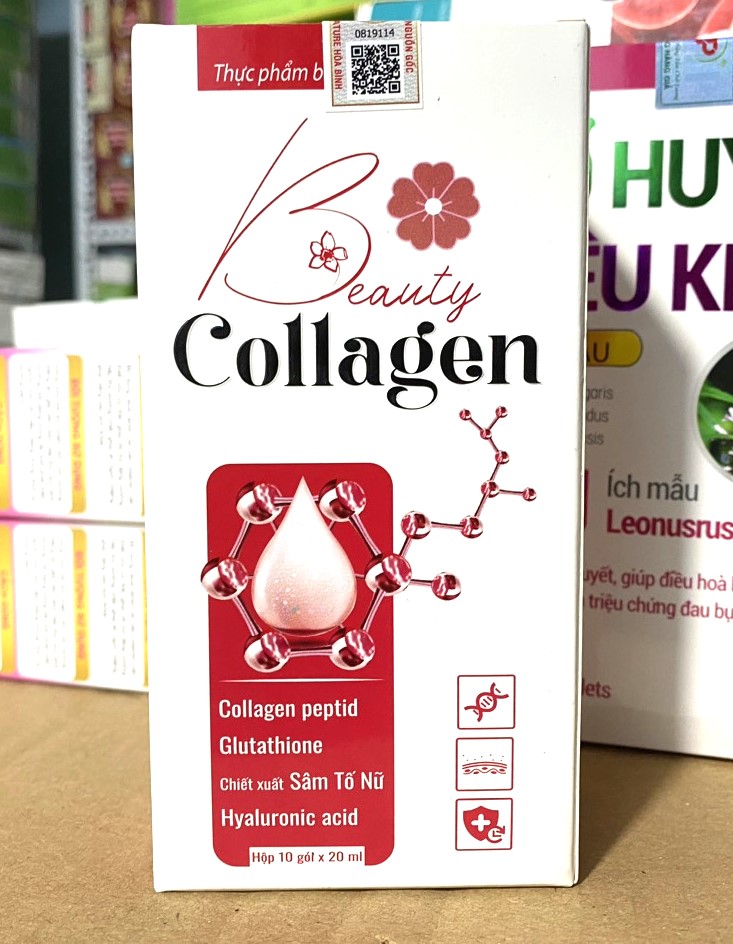Collagen Beauty hỗ trợ đẹp da, sáng da, mờ thâm, chống lão hóa ở da, tăng độ ẩm cho da hi