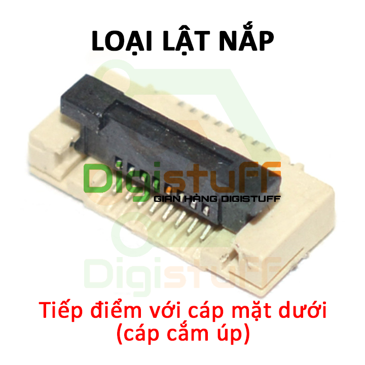 Chân cắm cáp bẹ 0.5mm, đầu cắm cáp chuột cảm ứng hoặc bo nút nguồn laptop
