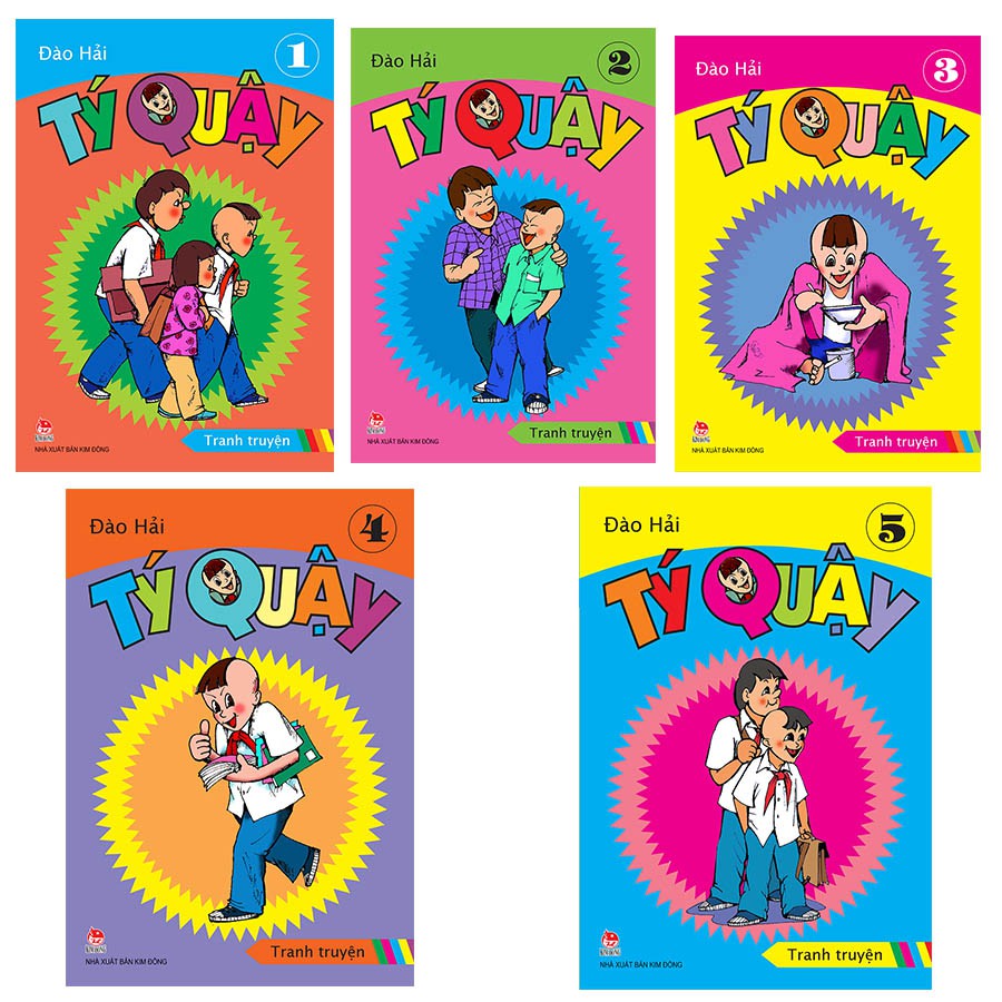 Sách - Combo Tý Quậy - 5 quyển (từ tập 1 đến tập 5)