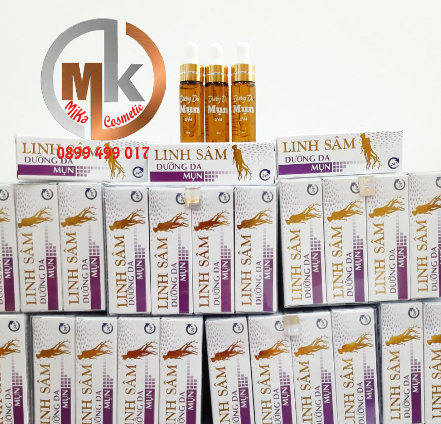 SERUM MỤN CẤP TỐC 24H LINH SÂM - chấm mụn