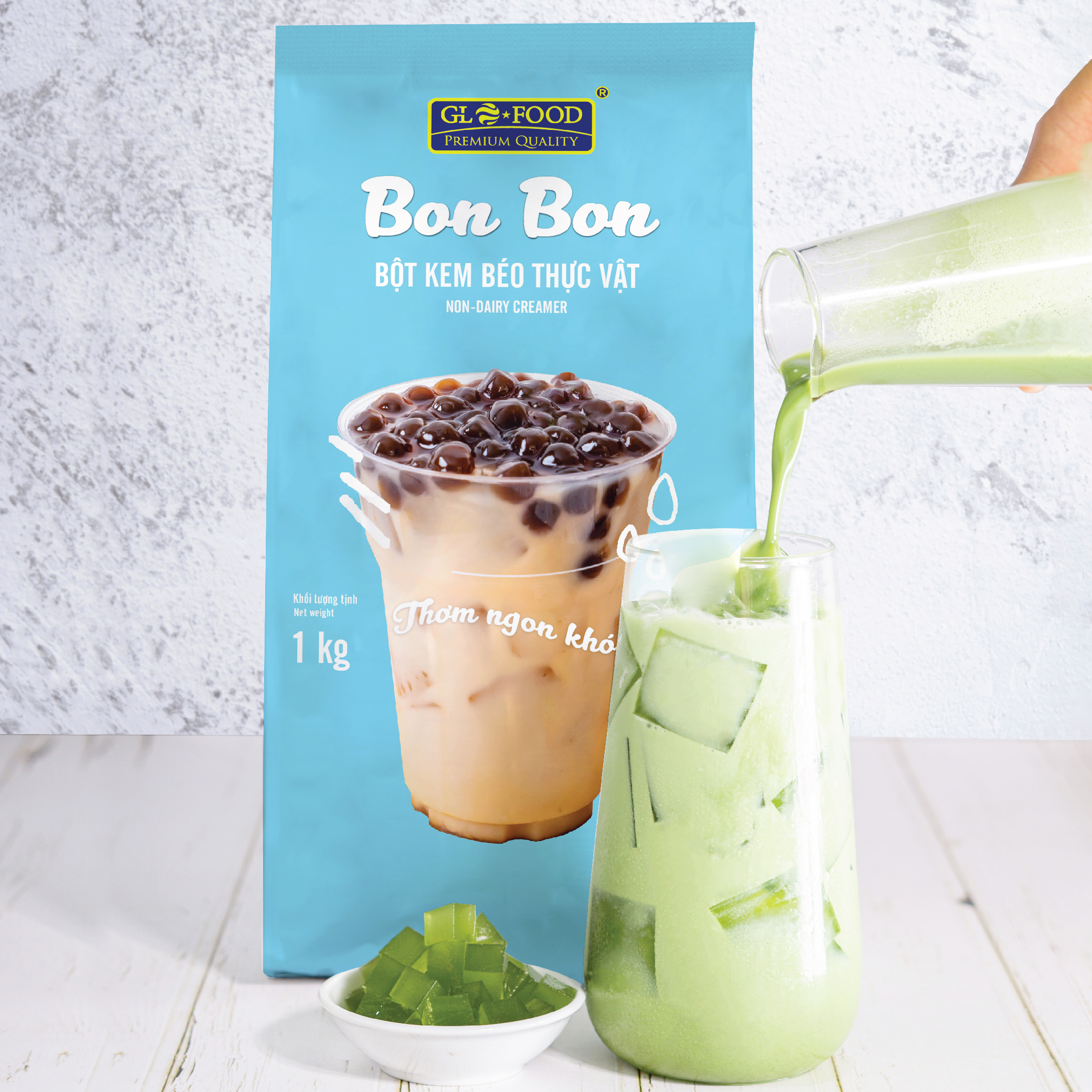 BỘT KEM BÉO THỰC VẬT BON BON