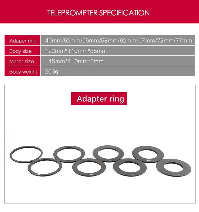 Máy nhắc chữ Teleprompter Bestview T1