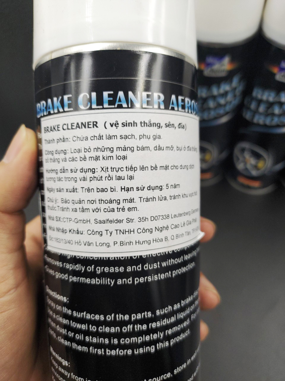 [HCM]Bluechem Brake Cleaner ( Vệ Sinh Bố Thắng ) 500ml