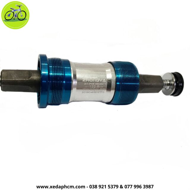 [HCM]Trục giữa bạc đạn xe đạp cốt vuông 110.5 - 122.5mm