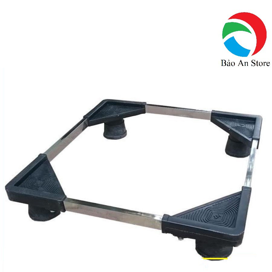 Chân kệ kê máy giặt, tủ lạnh- tặng kèm thước dây (nặng 5kg, siêu dày, chịu tải 400 kg)