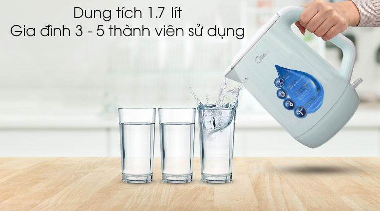 Bình siêu tốc Midea 1.7 lít MK-17DC