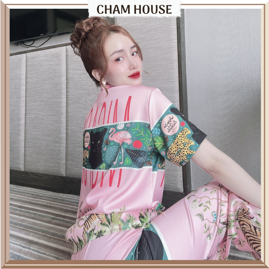 Pyjama nữ Đồ bộ mặc nhà Lụa Tơ Tằm Thiết kế cao cấp Cham House