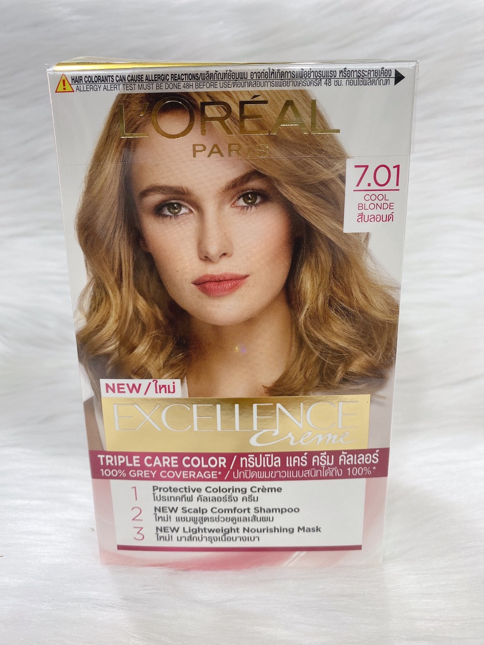 Nhuộm Tóc Phủ Bạc Loreal số 7.01
