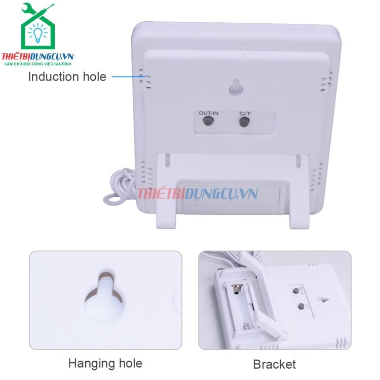 Đồng hồ đo nhiệt độ và độ ẩm 3 chức năng HTC-2