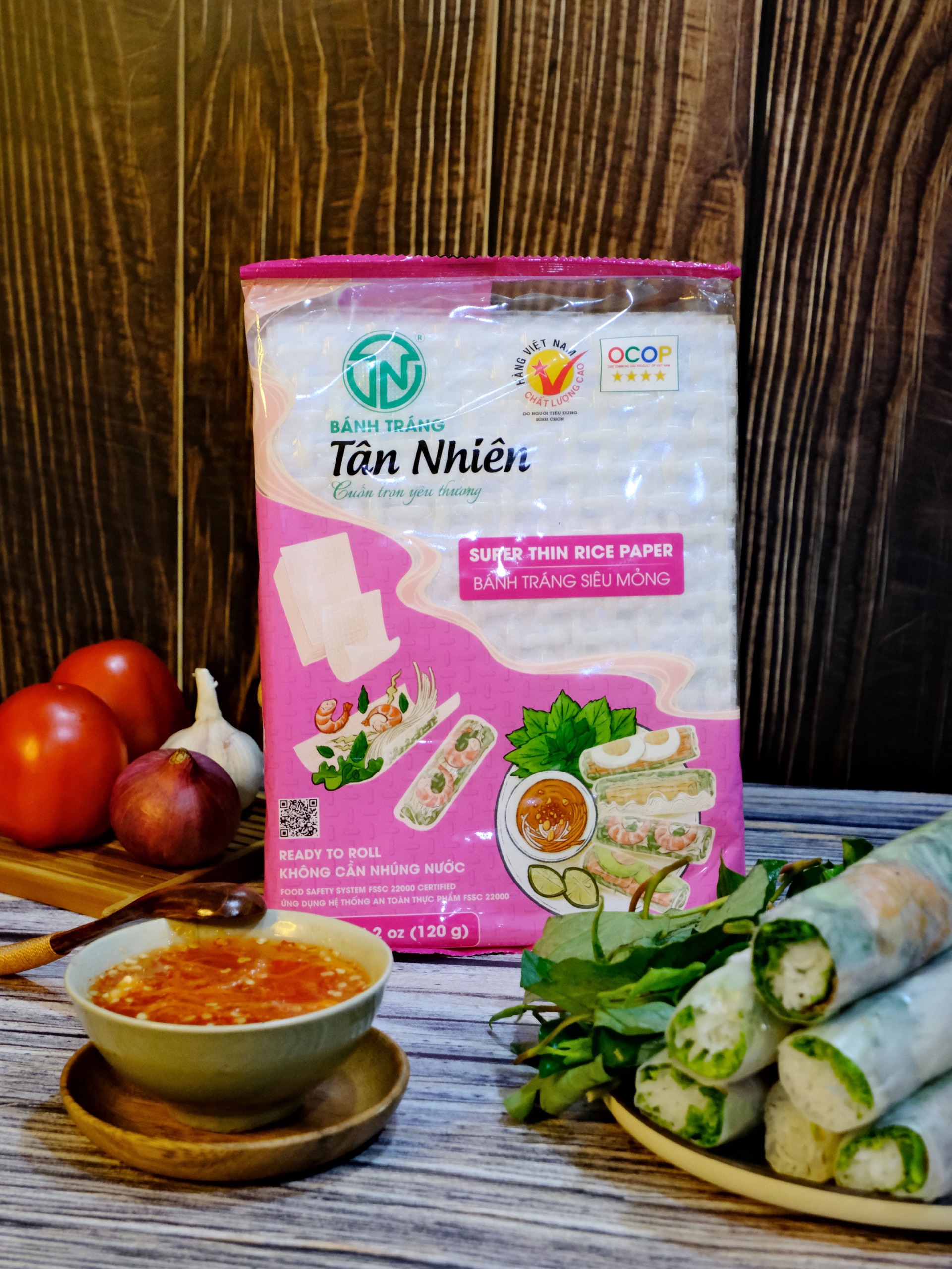 Bánh Tráng Siêu Mỏng Tân Nhiên - Gói 120g