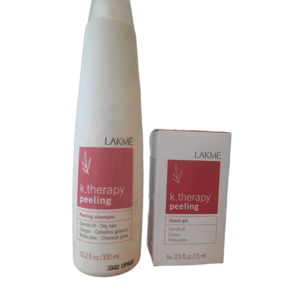 [HCM]{Chính hãng} {Siêu rẻ} Combo Liệu trình ngăn gàu gồm Tinh chất và Dầu gội Lakme K.Therapy ( dành cho tóc khô )