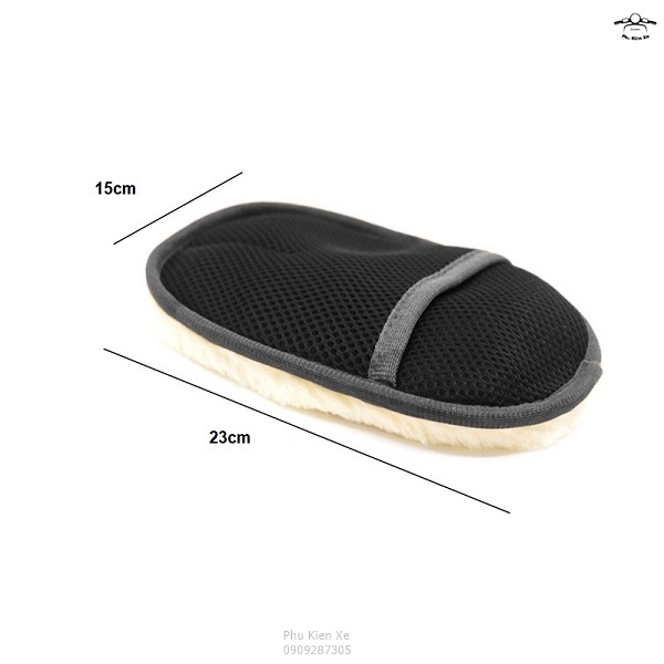 Găng Tay Rửa Xe Sợi Microfiber Siêu Mềm Mịn