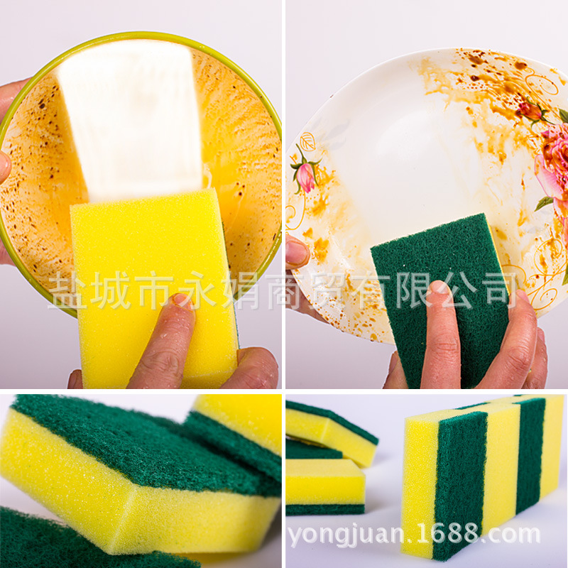 miếng rủa chén xanh vàng  miếng rửa tạo bọt siêu mềm siêu sạch