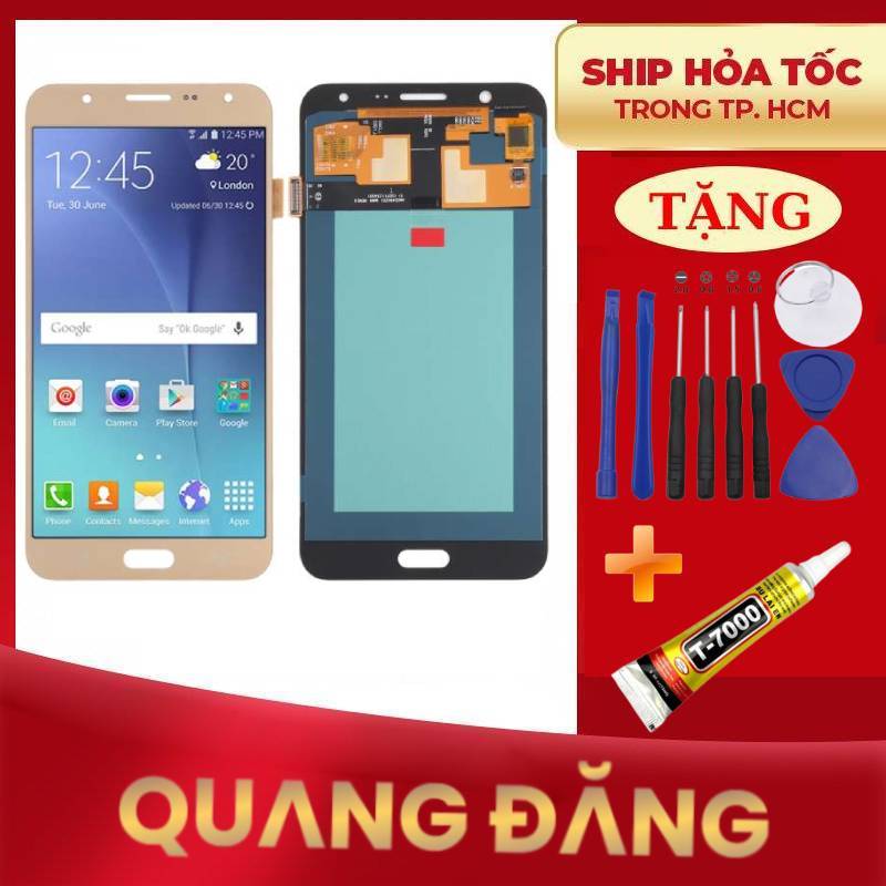Bộ màn hình samsung j700 tặng keo dán và bộ sửa 9 món