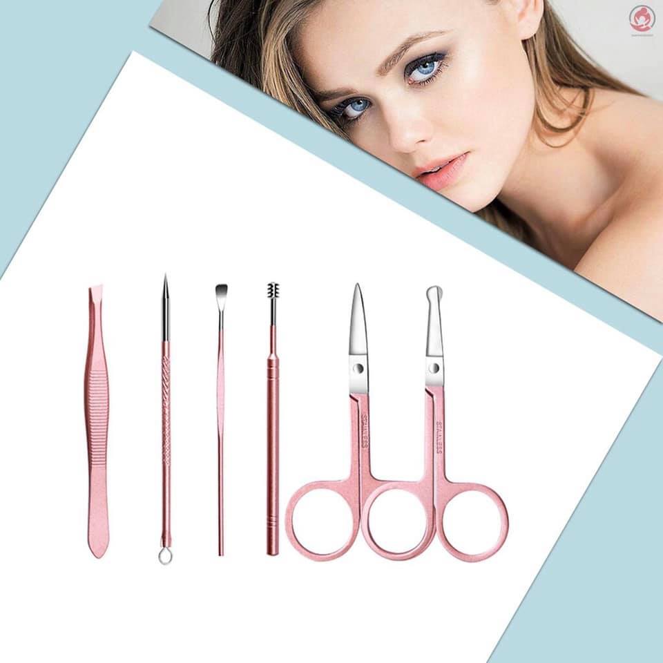 Bộ dụng cụ bấm móng hồng 18 món