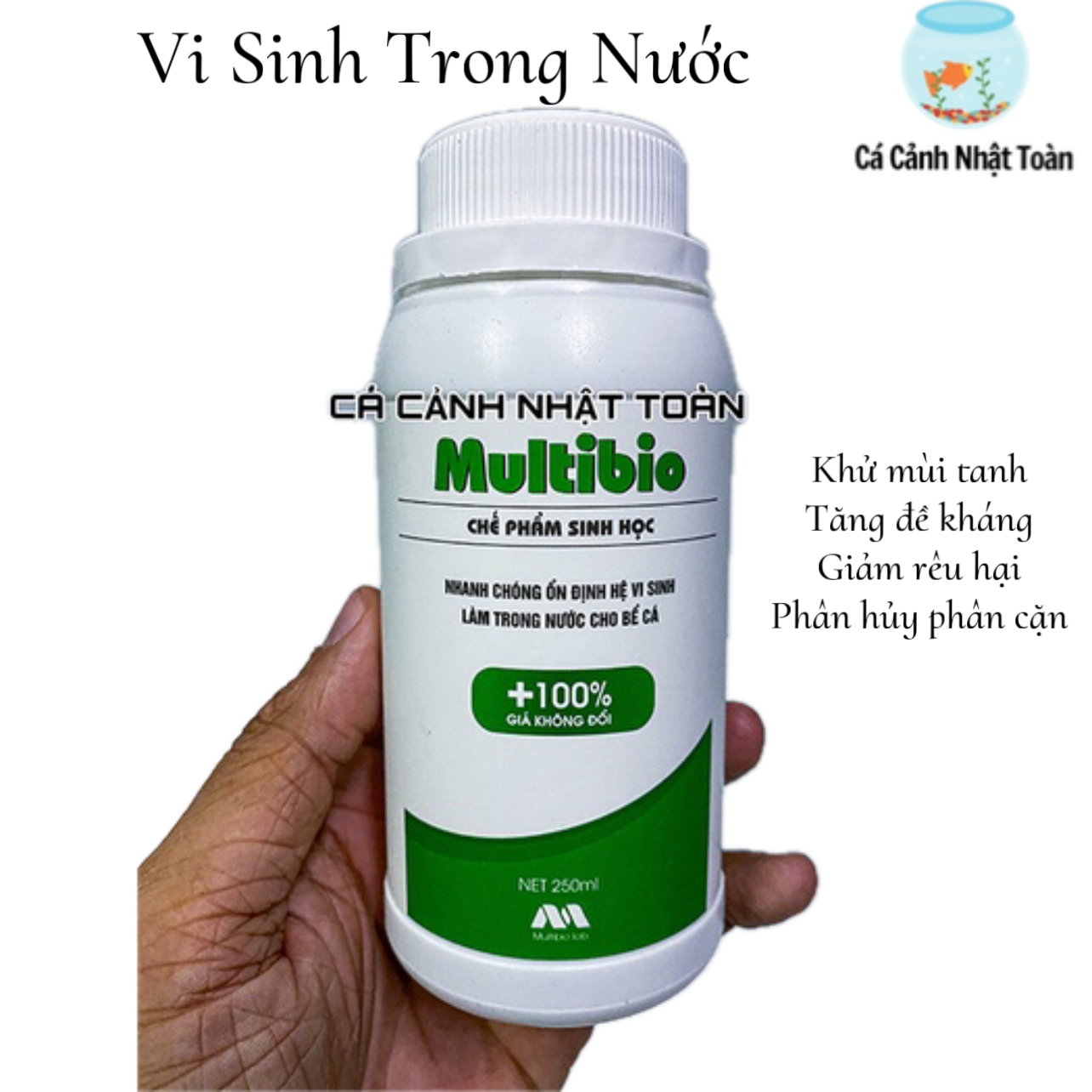 "hoàn tiền đến 10%" men vi sinh làm trong nước multibio chế phẩm sinh học cho bể cá cảnh