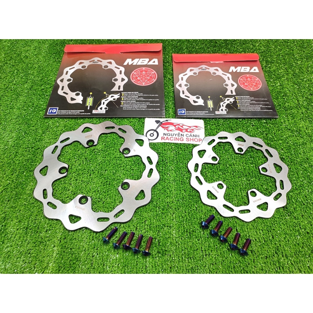 cặp đĩa thắng exciter 150 galfer có óc