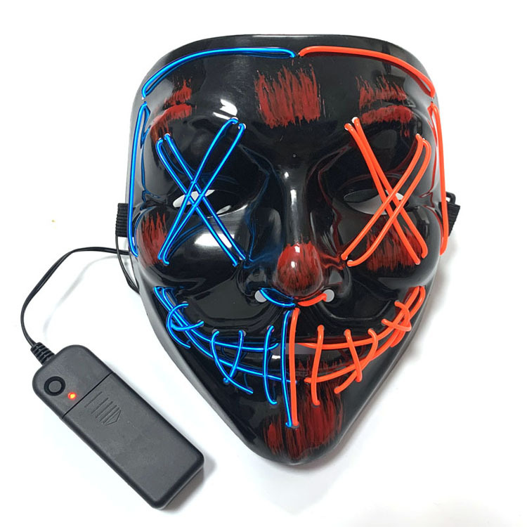 Mặt nạ Hacker đèn LED phát sáng nhiều màu mới nhất 2023