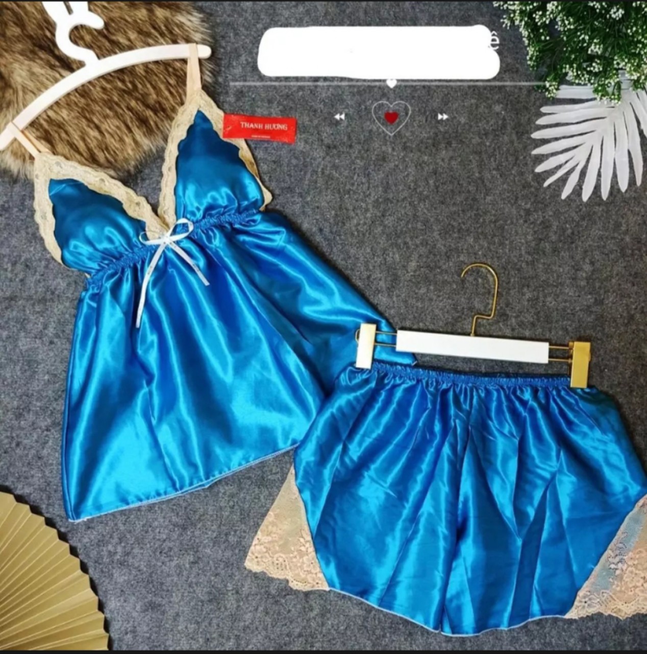 [HCM]SÉT BỘ NGỦ SEXY PHỐI REN - CÓ MÚT NGỰC