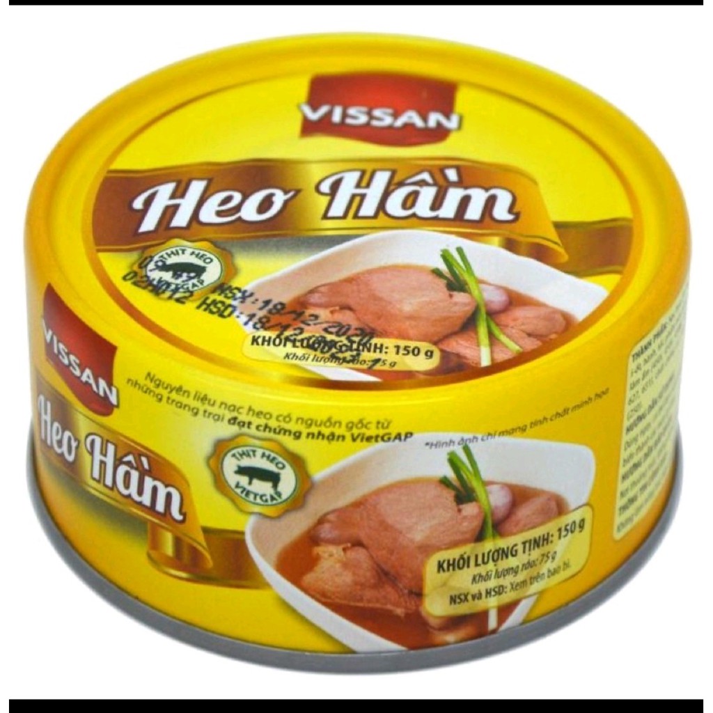 Com bo 4 hộp Heo Hầm Vissan ( 4 hộp x 150g)